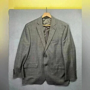 Lauren Ralph Lauren 100% Wool Blazer Sports Coat Men’s 42S Gray Casual Jacket